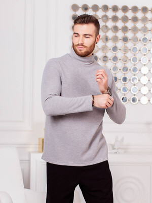 Купить Полушерстяной гольф однотонный LNGR 170621  в Украина в Lingerie.ua - Одяг для дому та відпочинку, Фото 6