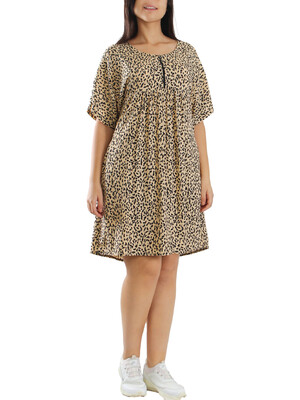 Купить Платье женское из вискозы с анималистичным принтом JEN 02205 в Украина