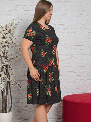 Купить Хлопковое платье женское с оборкой COCOON J2-2008 в Украина в Lingerie.ua - Одяг для дому та відпочинку, Фото 4