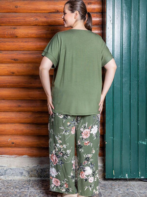 Купить Комплект COCOON J8-8012 футболка вискоза брюки штапель в Украина в Lingerie.ua - Одяг для дому та відпочинку, Фото 3