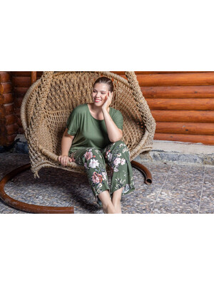 Купить Комплект COCOON J8-8012 футболка вискоза брюки штапель в Украина в Lingerie.ua - Одяг для дому та відпочинку, Фото 6