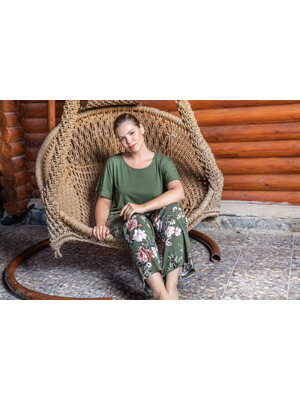 Купить Комплект COCOON J8-8012 футболка вискоза брюки штапель в Украина в Lingerie.ua - Одяг для дому та відпочинку, Фото 8