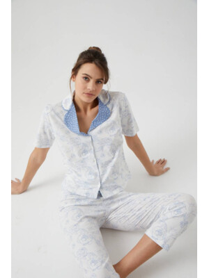 Купить Хлопковый комплект с рубашкой HAYS 750011 в Украина в Lingerie.ua - Одяг для дому та відпочинку, Фото 4