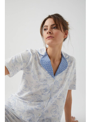 Купить Хлопковый комплект с рубашкой HAYS 750011 в Украина в Lingerie.ua - Одяг для дому та відпочинку, Фото 5