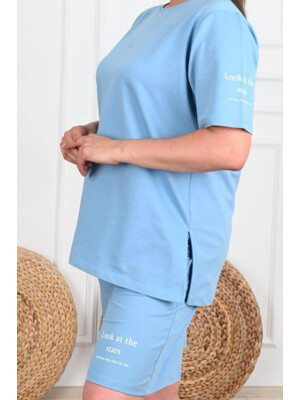 Купить Костюм женский ADROM 3369 футболка и шорты большой размер в Украина в Lingerie.ua - Одяг для дому та відпочинку, Фото 2