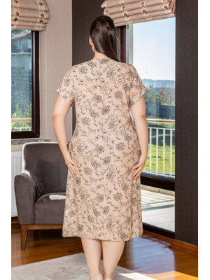 Купить Штапельна сукня з коротким рукавом COCOON J2-2332 в Украина в Lingerie.ua - Одяг для дому та відпочинку, Фото 4