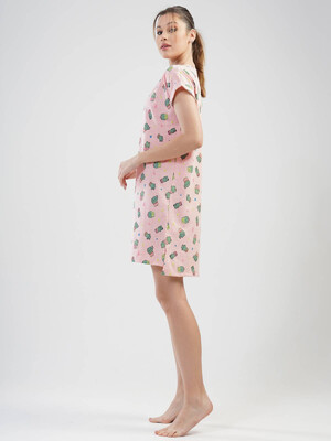 Купить Бавовняна нічна сорочка з принтом VIENETTA 1101755157 в Украина в Lingerie.ua - Одяг для дому та відпочинку, Фото 3