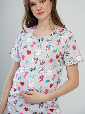 Купить Туника (для беременных и кормящих мам) VIENETTA 1121340297 в Украина в Lingerie.ua - Одяг для дому та відпочинку, Фото 4