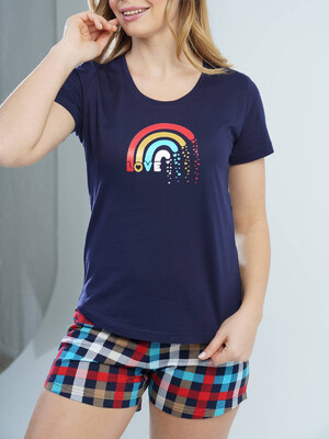 Купить Бавовняний комплект із шортами VIENETTA 1120270233 в Украина в Lingerie.ua - Одяг для дому та відпочинку, Фото 8