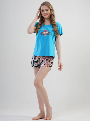 Купить Бавовняний комплект із шортами VIENETTA 1121310229 в Украина в Lingerie.ua - Одяг для дому та відпочинку, Фото 5