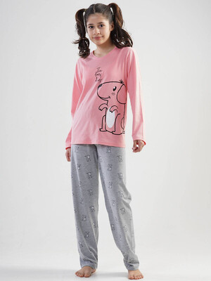 Купить Костюм дитячий для дому та сну VIENETTA 2010682797 з бавовни підлітковий розмір в Украина в Lingerie.ua - Одяг для дому та відпочинку, Фото 3