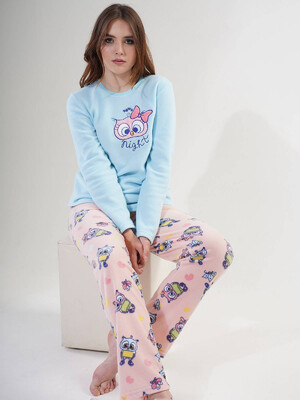 Купить Комплект жіночий піжама VIENETTA 2010079899 фліс в Украина в Lingerie.ua - Одяг для дому та відпочинку, Фото 8