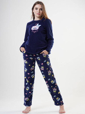 Купить Комплект жіночий піжама VIENETTA 2010079899 фліс в Украина в Lingerie.ua - Одяг для дому та відпочинку, Фото 3