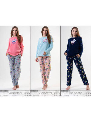 Купить Комплект жіночий піжама VIENETTA 2010079899 фліс в Украина в Lingerie.ua - Одяг для дому та відпочинку, Фото 11