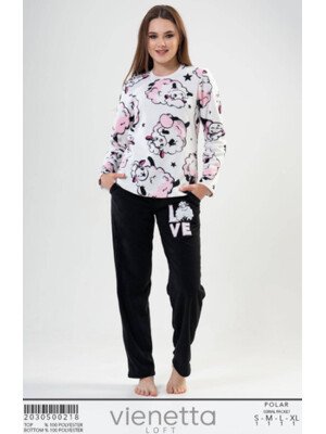 Купить Флисовый домашний костюм женский VIENETTA 2030500218 в Украина в Lingerie.ua - Одяг для дому та відпочинку, Фото 8