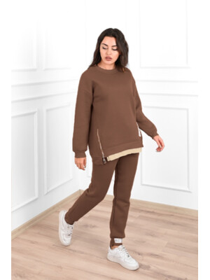 Купить Теплый женский костюм с начесом ADROM 3551 в Украина в Lingerie.ua - Одяг для дому та відпочинку, Фото 3