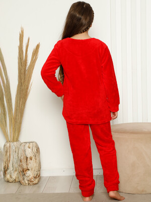 Купить Плюшевая пижама красная MINIMOON 1081 в Украина в Lingerie.ua - Одяг для дому та відпочинку, Фото 2
