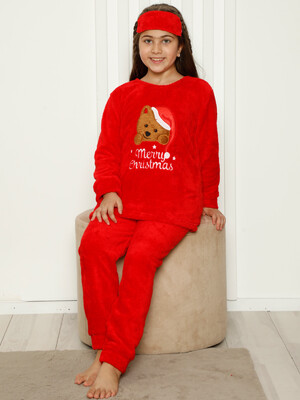 Купить Плюшевая пижама красная MINIMOON 1081 в Украина в Lingerie.ua - Одяг для дому та відпочинку, Фото 3