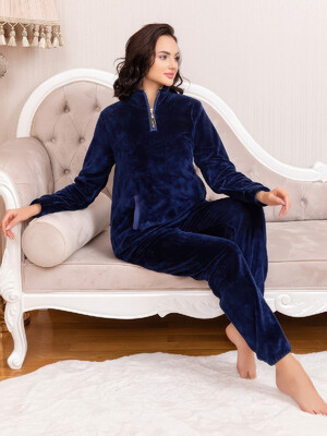 Купить Теплый женский костюм из велсофта COCOON U84-5023 в Украина в Lingerie.ua - Одяг для дому та відпочинку, Фото 6