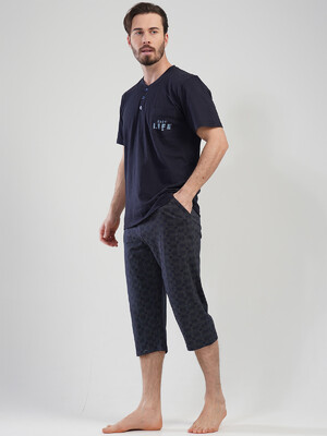 Купить Бавовняний комплект з капрі VIENETTA 2016240000 в Украина в Lingerie.ua - Одяг для дому та відпочинку, Фото 3