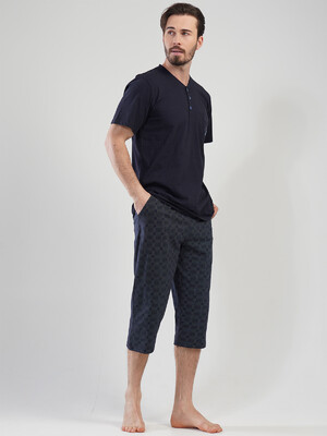 Купить Бавовняний комплект з капрі VIENETTA 2016240000 в Украина в Lingerie.ua - Одяг для дому та відпочинку, Фото 4