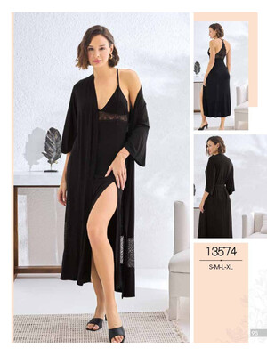 Купить Комплект из ночной сорочки и халата SEVIM 13574 в Украина в Lingerie.ua - Одяг для дому та відпочинку, Фото 2