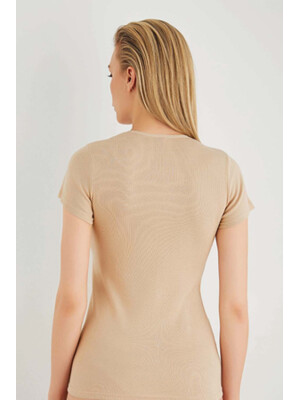 Купить Хлопковая женская футболка с коротким рукавом SEVIM 070 в Украина в Lingerie.ua - Одяг для дому та відпочинку, Фото 3