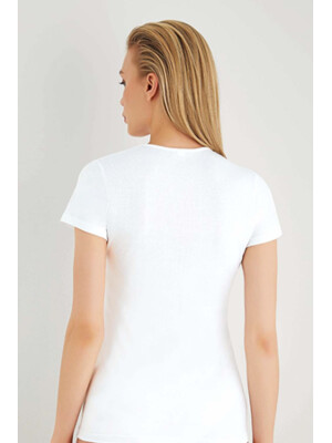 Купить Хлопковая женская футболка с коротким рукавом SEVIM 070 в Украина в Lingerie.ua - Одяг для дому та відпочинку, Фото 7