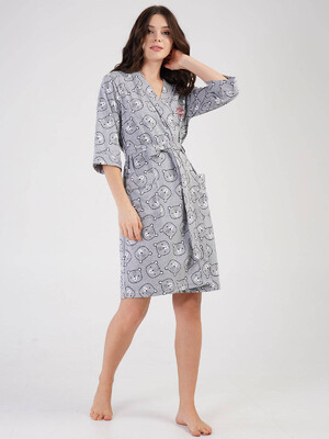 Купить Халат женский VIENETTA 2115132923 хлопок в Украина в Lingerie.ua - Одяг для дому та відпочинку, Фото 1
