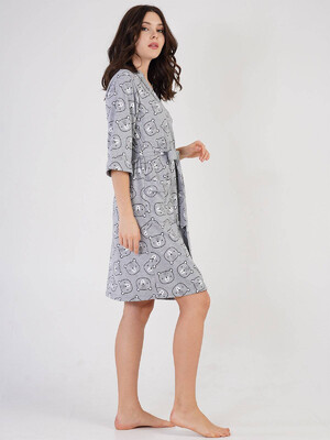 Купить Халат женский VIENETTA 2115132923 хлопок в Украина в Lingerie.ua - Одяг для дому та відпочинку, Фото 3