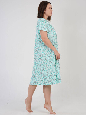 Купить Хлопковая ночная сорочка с коротким рукавом VIENETTA 1611852259 в Украина в Lingerie.ua - Одяг для дому та відпочинку, Фото 2