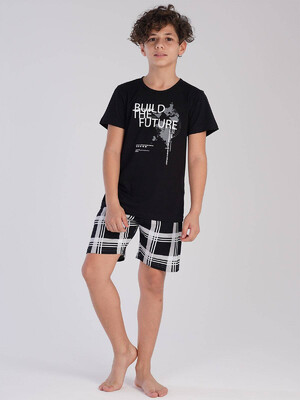 Купить Хлопковый комплект с шортами VIENETTA 2127466006 в Украина в Lingerie.ua - Одяг для дому та відпочинку, Фото 1