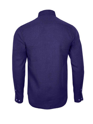 Купить Рубашка мужская FORMENTI FSP-4092 льняная в Украина в Lingerie.ua - Одяг для дому та відпочинку, Фото 7