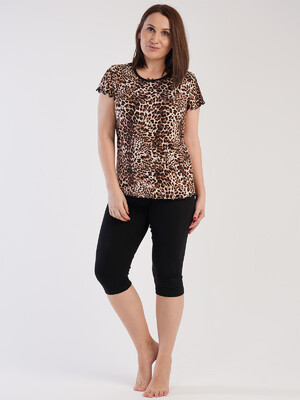 Купить Комплект из вискозы с капри  VIENETTA 2124000115 в Украина в Lingerie.ua - Одяг для дому та відпочинку, Фото 1