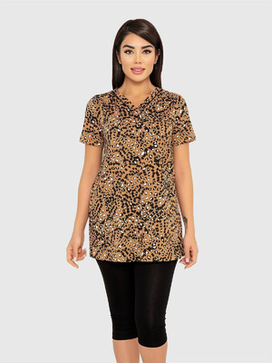 Костюм летний с капри COCOON P-50393