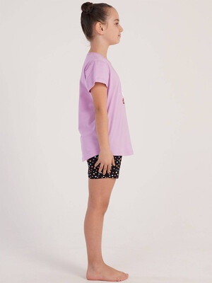 Купить Хлопковая пижама с шортами VIENETTA KIDS 2126650094 в Украина в Lingerie.ua - Одяг для дому та відпочинку, Фото 2