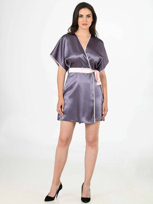 Купить Шовковий халат на запах VIENETTA SATEEN 1610024848 в Украина