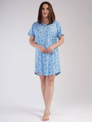 Купить Хлопковая ночная сорочка большого размера VIENETTA 2123630479 в Украина в Lingerie.ua - Одяг для дому та відпочинку, Видео