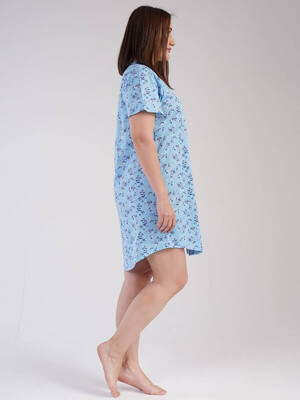 Купить Хлопковая ночная сорочка большого размера VIENETTA 2123630479 в Украина в Lingerie.ua - Одяг для дому та відпочинку, Фото 3