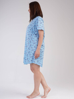 Купить Хлопковая ночная сорочка большого размера VIENETTA 2123630479 в Украина в Lingerie.ua - Одяг для дому та відпочинку, Фото 5