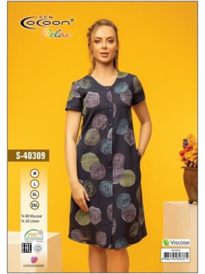 Купить Халат COCOON S40309 в Украина в Lingerie.ua - Одяг для дому та відпочинку, Фото 2