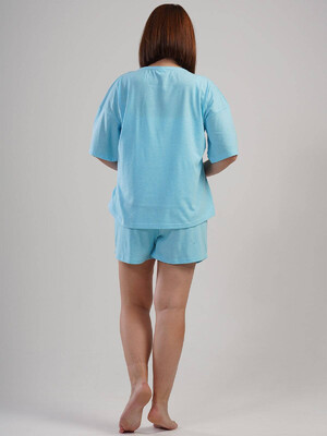 Купить Хлопковый комплект из футболки и шорт VIENETTA 1115430000 в Украина в Lingerie.ua - Одяг для дому та відпочинку, Фото 7