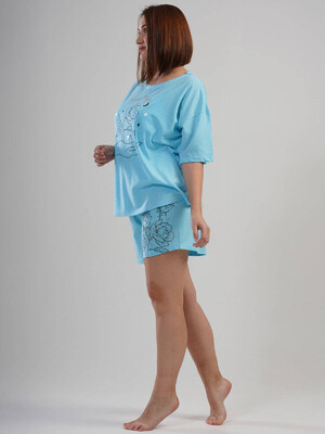 Купить Хлопковый комплект из футболки и шорт VIENETTA 1115430000 в Украина в Lingerie.ua - Одяг для дому та відпочинку, Фото 8