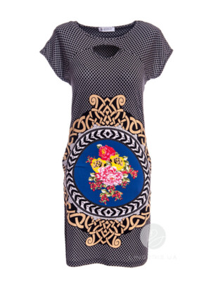 Купить Летнее короткое платье из вискозы COCOON Z-12273 в Украина в Lingerie.ua - Одяг для дому та відпочинку, Фото 2