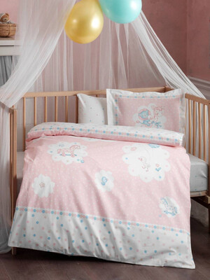 Купить Комплект постельного белья для новорожденных TAC Fairy Pink в Украина в Lingerie.ua - Одяг для дому та відпочинку, Фото 1