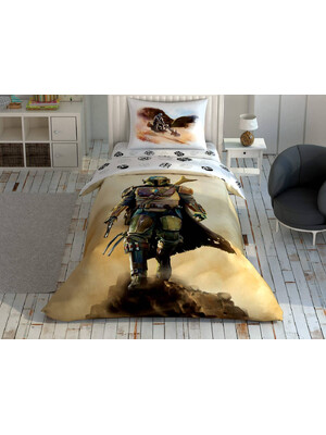 Купить Комплект постельного белья ТАС Disney Star Wars Mandalorian Dust Cloud с простыней на резинке в Украина в Lingerie.ua - Одяг для дому та відпочинку, Фото 2