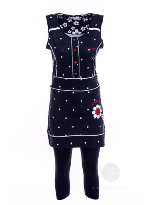 Купить Летний костюм женский из туники и капри COCOON Y51003 в Украина в Lingerie.ua - Одяг для дому та відпочинку, Фото 2