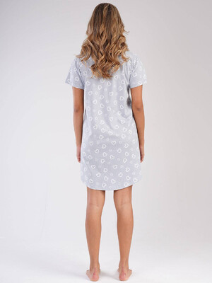 Купить Хлопковая ночная сорочка с коротким рукавом VIENETTA 2123511089 в Украина в Lingerie.ua - Одяг для дому та відпочинку, Фото 5