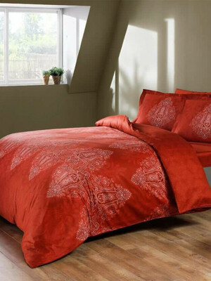 Купить Постельный комплект семейный TAC Digital Saten Caledon  в Украина в Lingerie.ua - Одяг для дому та відпочинку, Фото 1