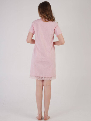 Купить Хлопковая ночная сорочка с кружевом VIENETTA 2113940000 в Украина в Lingerie.ua - Одяг для дому та відпочинку, Фото 3